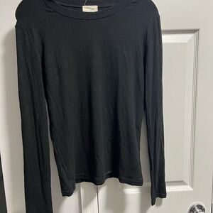 Black Long Sleeve Top